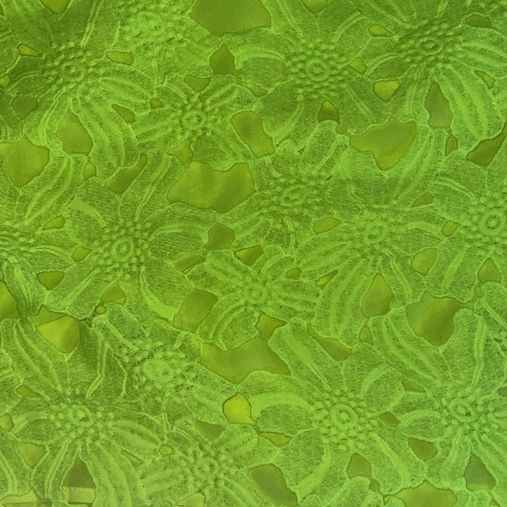 Neon Yellow Floral Top - Picture 3 of 8